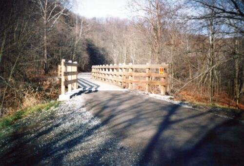 1993 December Cedar Creek Gorge Bridge Post Const 0002 a