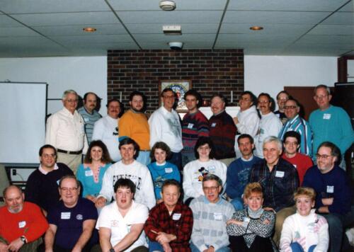 1993 January Winter Retreat 93 Volunteer Roster 0002 a