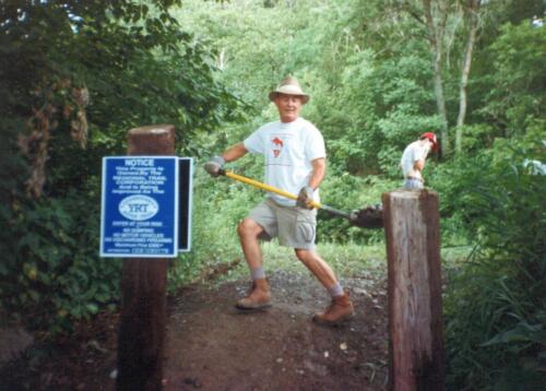 1994 June MYTC Trail Clean Volunteers Bill Hall