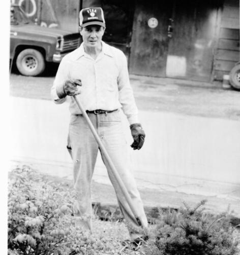 Ron working on landscaping (no date)0004